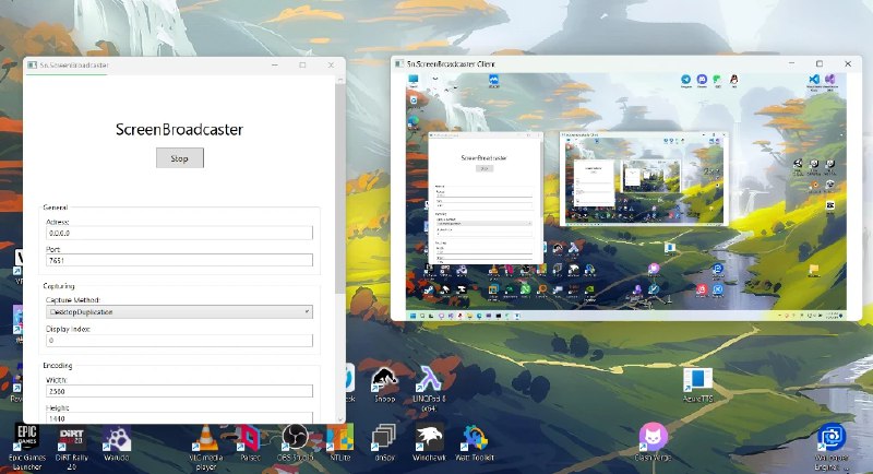 📢 ScreenBroadcaster – 一款基于FFmpeg的屏幕广播与远程操控工具🏷️ #Windows | 软件 #远程控制软件👉🏻 