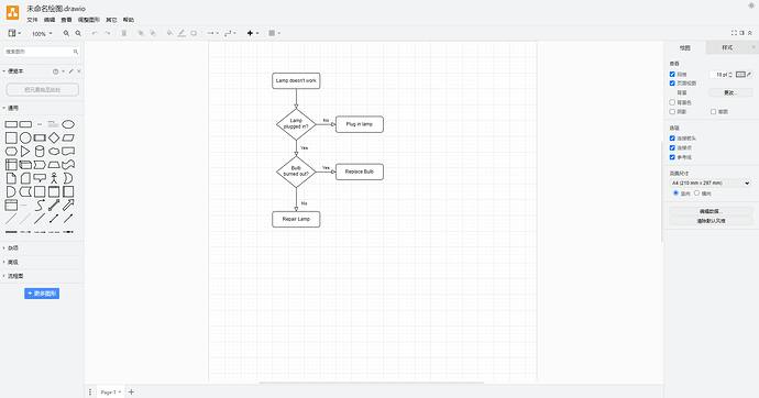 一个开源免费的流程图工具，很好用，有需要收藏～