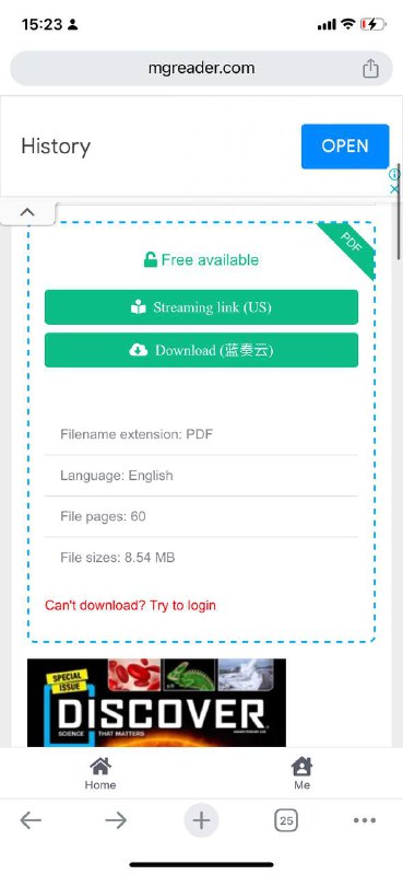 一个免费的外刊下载站，用来学习英语很不错～
